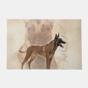 Malinois - belgischer Hirte - Mechelaar Fußmatte