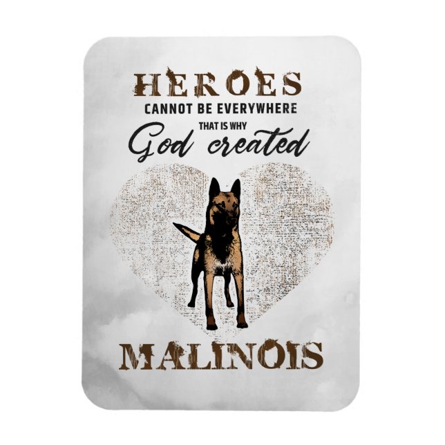 Malinois - Belgischer Hirte - Mechelaar - Maligato Magnet (Vertikal)