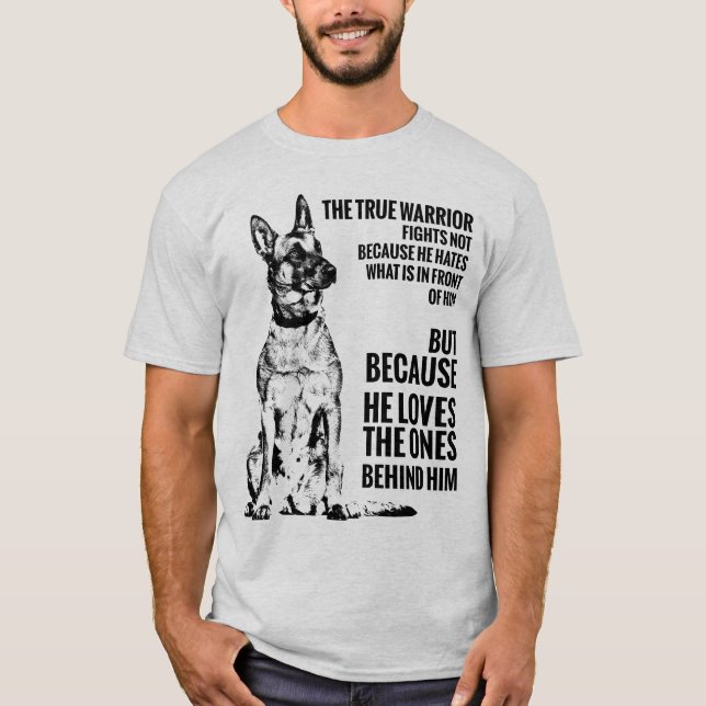 Malinois - belgischer Schäfer - Mechelaar T-Shirt (Vorderseite)