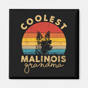Malinois Coolste Oma-Geschenke für weibliche Hunde Magnet