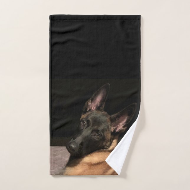 Malinois Dog Badhandtuch Set (Handtuch)