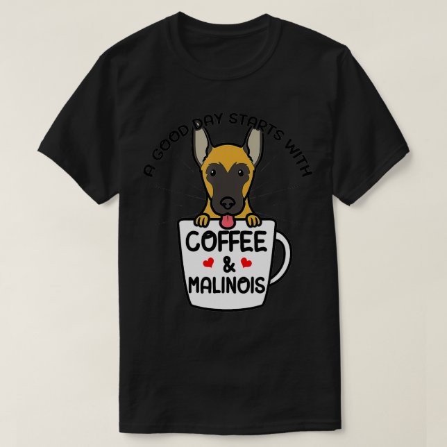 Malinois Dog Belgischer Schäferhund Belgischer Sch T-Shirt (Design vorne)