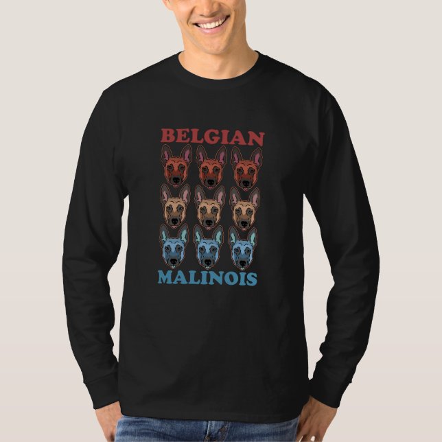Malinois | Eigentümer des Hundes Belgisch Malinois T-Shirt (Vorderseite)