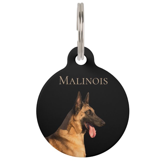 Malinois Haustiermarke (Vorderseite)