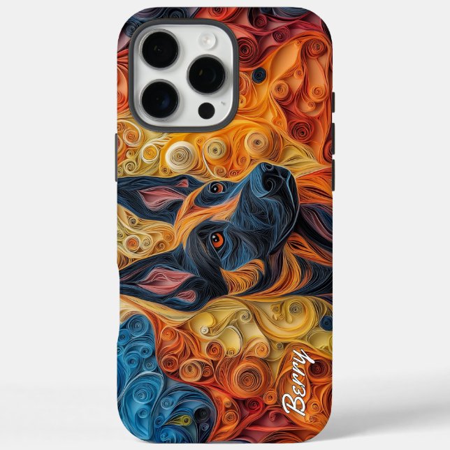 Malinois Portrait Case-Mate iPhone Hülle (Rückseite)