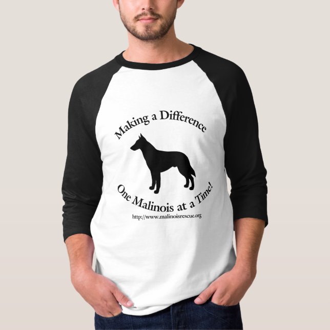 Malinois Rettung stellen einen T-Shirt (Vorderseite)