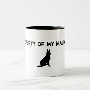 Malinois Schale Zweifarbige Tasse