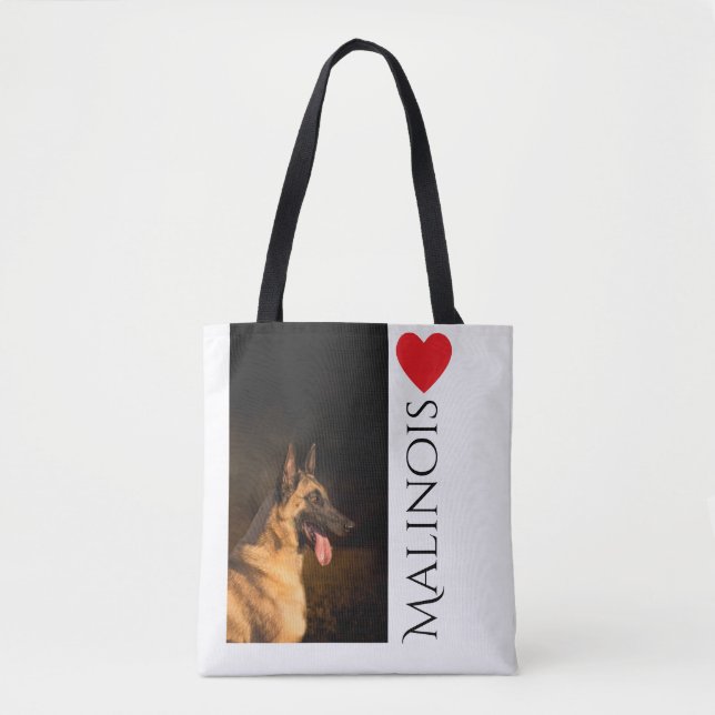 Malinois Zucht-Taschen-Tasche (Vorderseite)