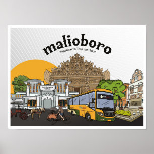 Malioboro Yogyakarta Poster