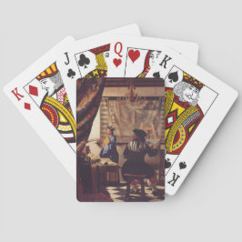 Malkunst von Johannes Vermeer Spielkarten