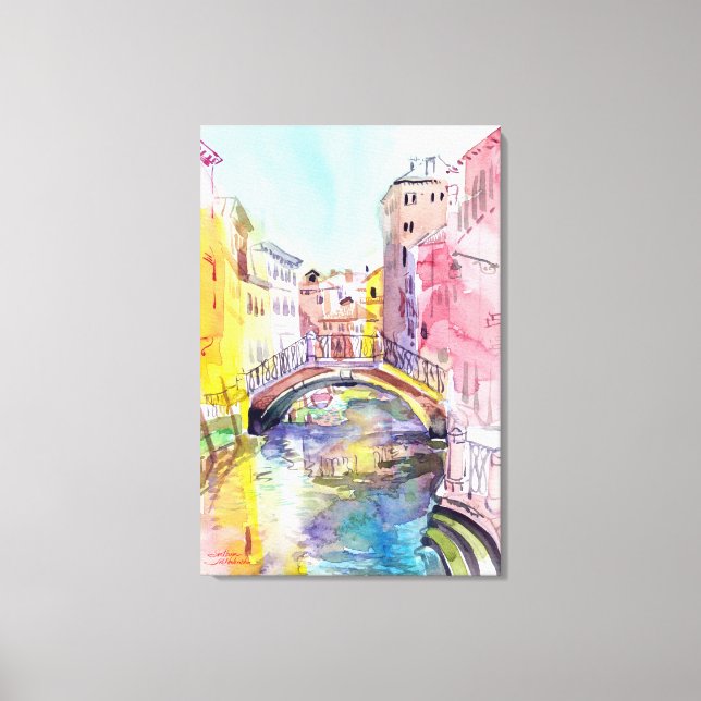 Malkunst von Venedig Leinwanddruck (Vorderseite)