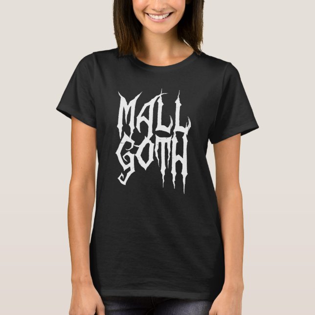 Mall Goth Gothic Y2k Ästhetik 90er Halloween Alt T-Shirt (Vorderseite)