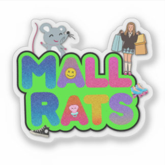 Mall Rats Logo Sticker