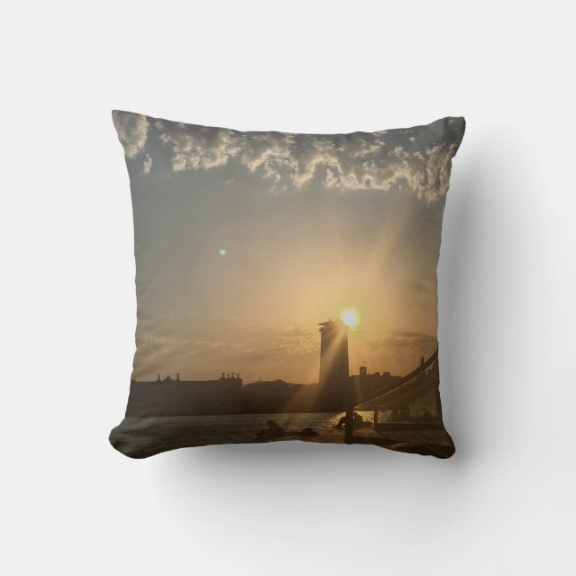 Mall Spain, Rambla de Mar, Katalonien Kissen (Vorderseite)