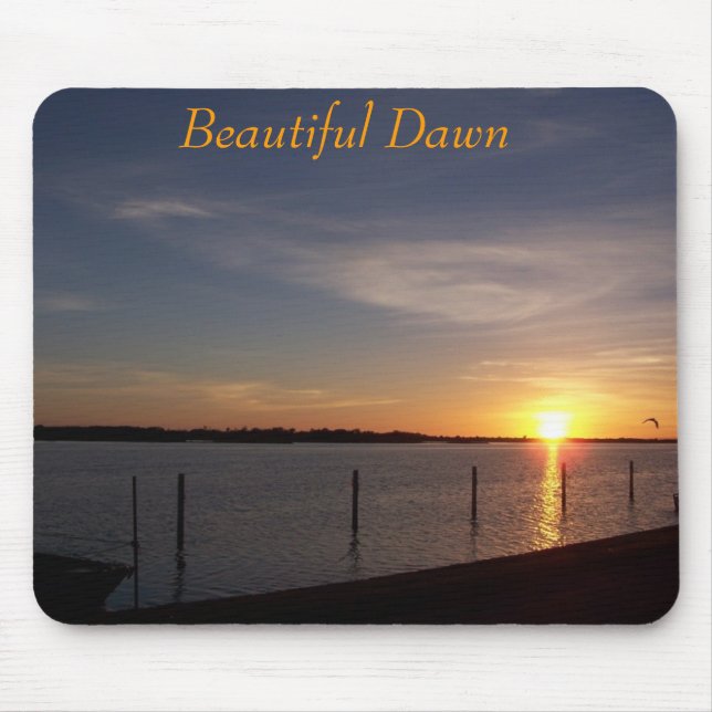 Mallacoota Sonnenaufgang Mousepad (Vorne)