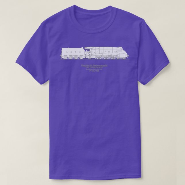Mallard 1938 Geschwindigkeitsrekord 126 MPH T-Shirt (Design vorne)
