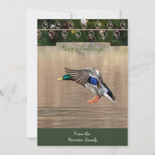 Mallard Christmas Card Feiertagskarte