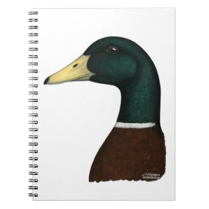 Mallard Drake Head Notizblock