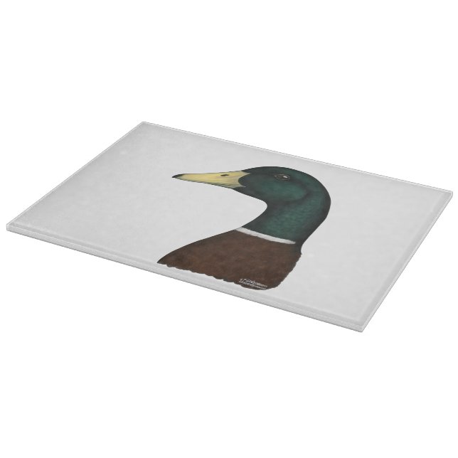 Mallard Drake Head Schneidebrett (Ecke)