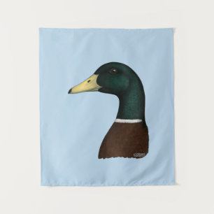 Mallard Drake Head Wandteppich