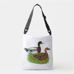 Mallard Drake und Duck Tragetaschen Mit Langen Trägern