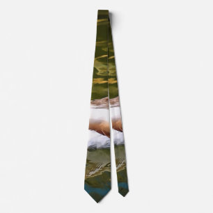 Mallard Duck Artistic Portrait Krawatte