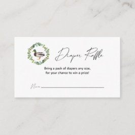 Mallard Duck Baby Duck Duck Windelwulst Raffle Car Begleitkarte