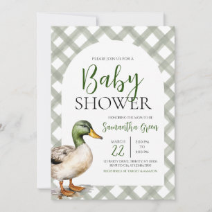 Mallard Duck Baby Duck Einladung