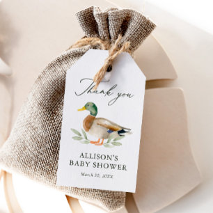 Mallard Duck Baby Duck Geschenkanhänger
