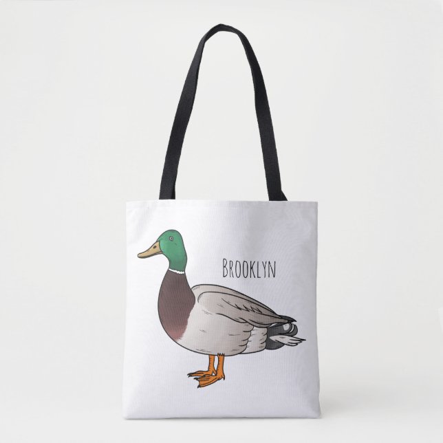 Mallard duck cartoon illustration  (Vorderseite)
