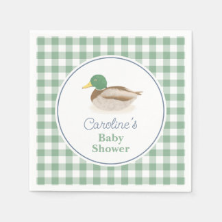 Mallard Duck Country Hunting Baby Show Serviette