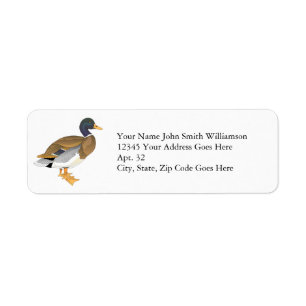 Mallard Duck Custom Personalisiert größere Abbil