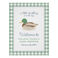 Mallard Duck Duckling Country Jagd Baby Dusche