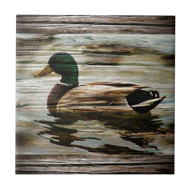 Mallard Duck Fliese (Vorderseite)
