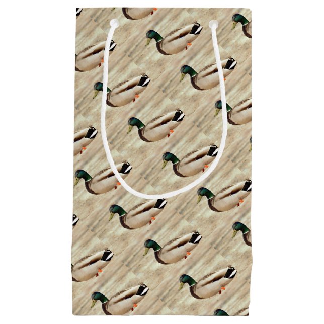 Mallard Duck Foto Kleine Geschenktüte (Vorderseite)