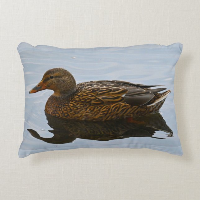 Mallard Duck Foto Pillow Dekokissen (Vorderseite)
