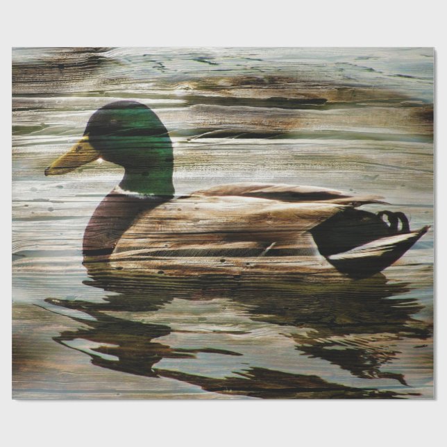 Mallard Duck Geschenkpapier (Flach)
