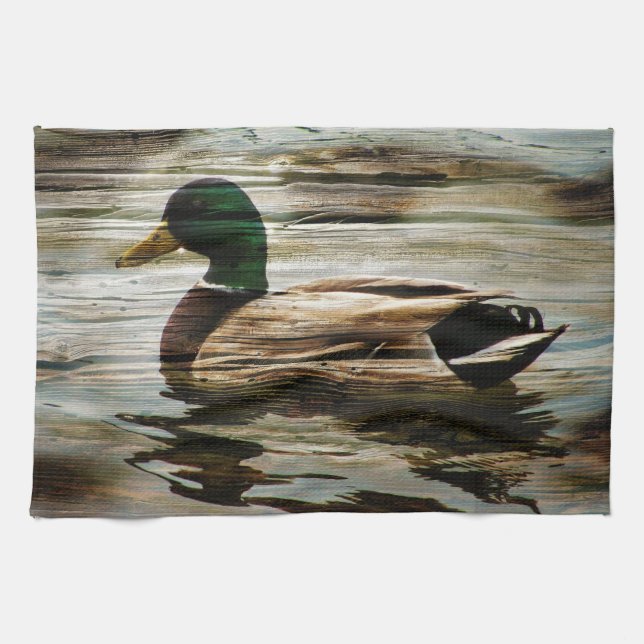 Mallard Duck Geschirrtuch (Horizontal)