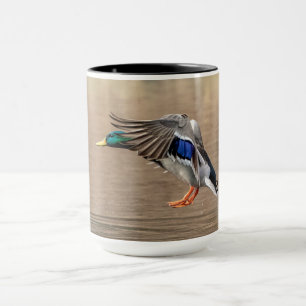 Mallard Duck im Flug Tasse