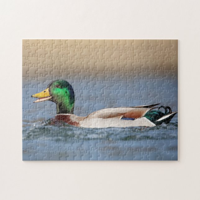 Mallard Duck im Hudson Valley Puzzle (Horizontal)