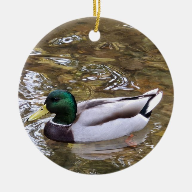 Mallard Duck Keramik Ornament (Vorne)