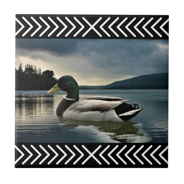 Mallard Duck Lake Fliese (Vorderseite)