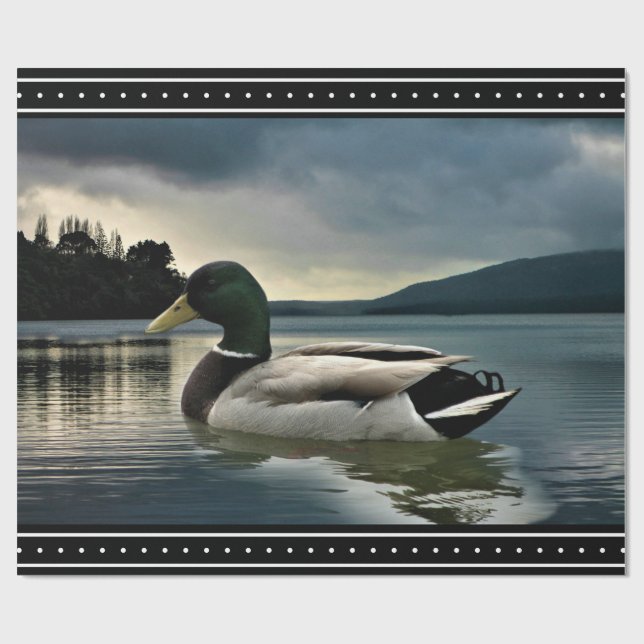 Mallard Duck Lake Geschenkpapier (Flach)