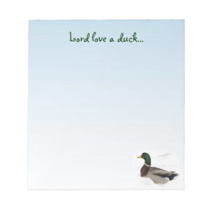 Mallard Duck - Lord Liebe a duck Notizblock