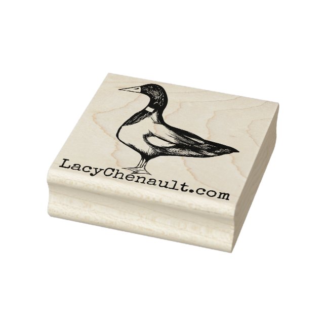 Mallard Duck Nature Lovers Gummistempel (Stempel)