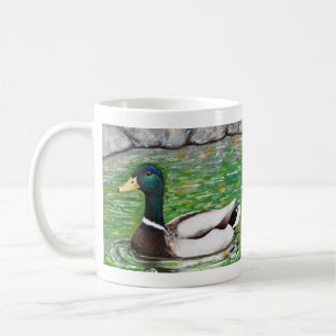 Mallard Duck Painting Kaffeetasse