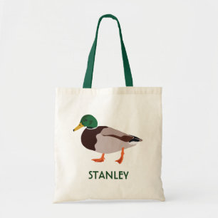 Mallard Duck Realistische Illustration Personalisi Tragetasche