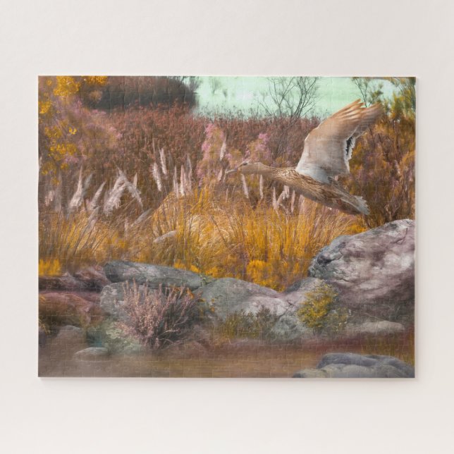 Mallard Duck THE SEE IS LIFE Puzzle (Horizontal)