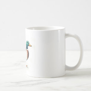 Mallard Duck Watercolor Kaffeetasse