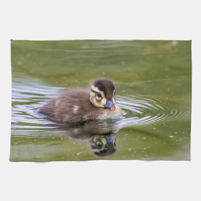Mallard Duckling Geschirrtuch (Horizontal)